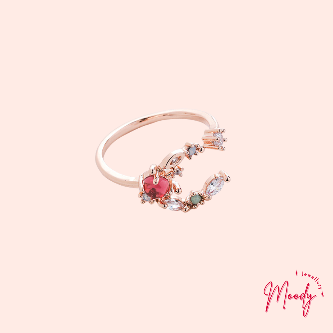 Moonlit Garden Open Ring