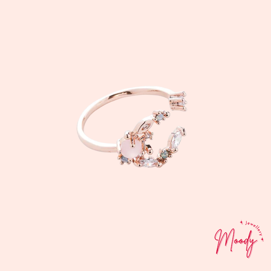 Moonlit Garden Open Ring