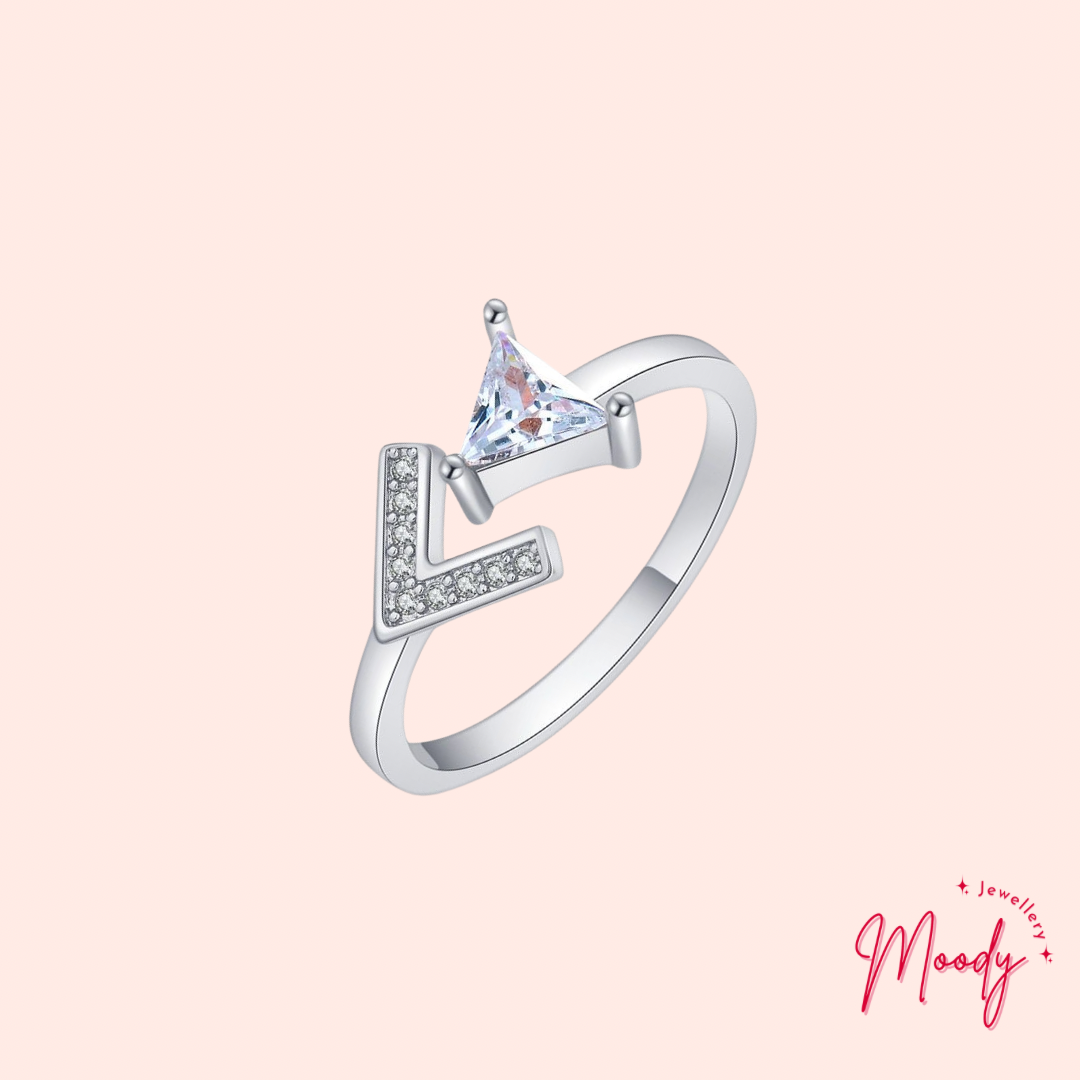 Tri Diamond Open Ring