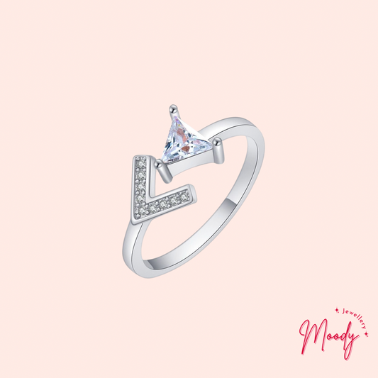 Tri Diamond Open Ring