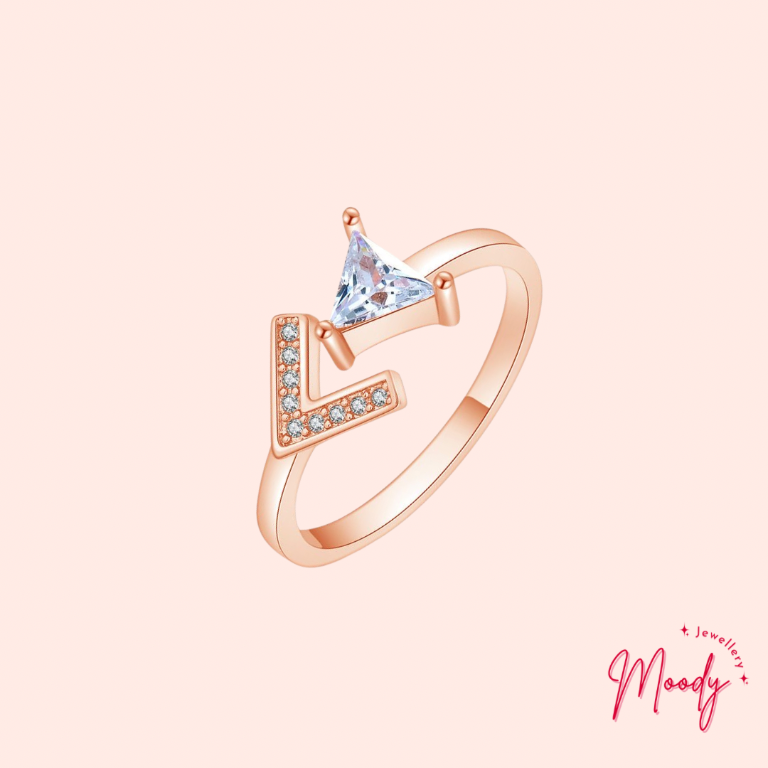 Tri Diamond Open Ring
