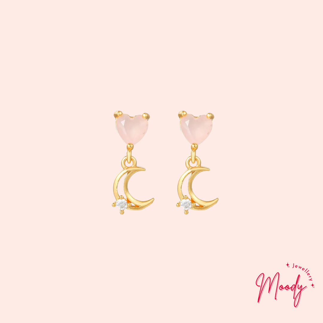 Charming Half Moon Earrings