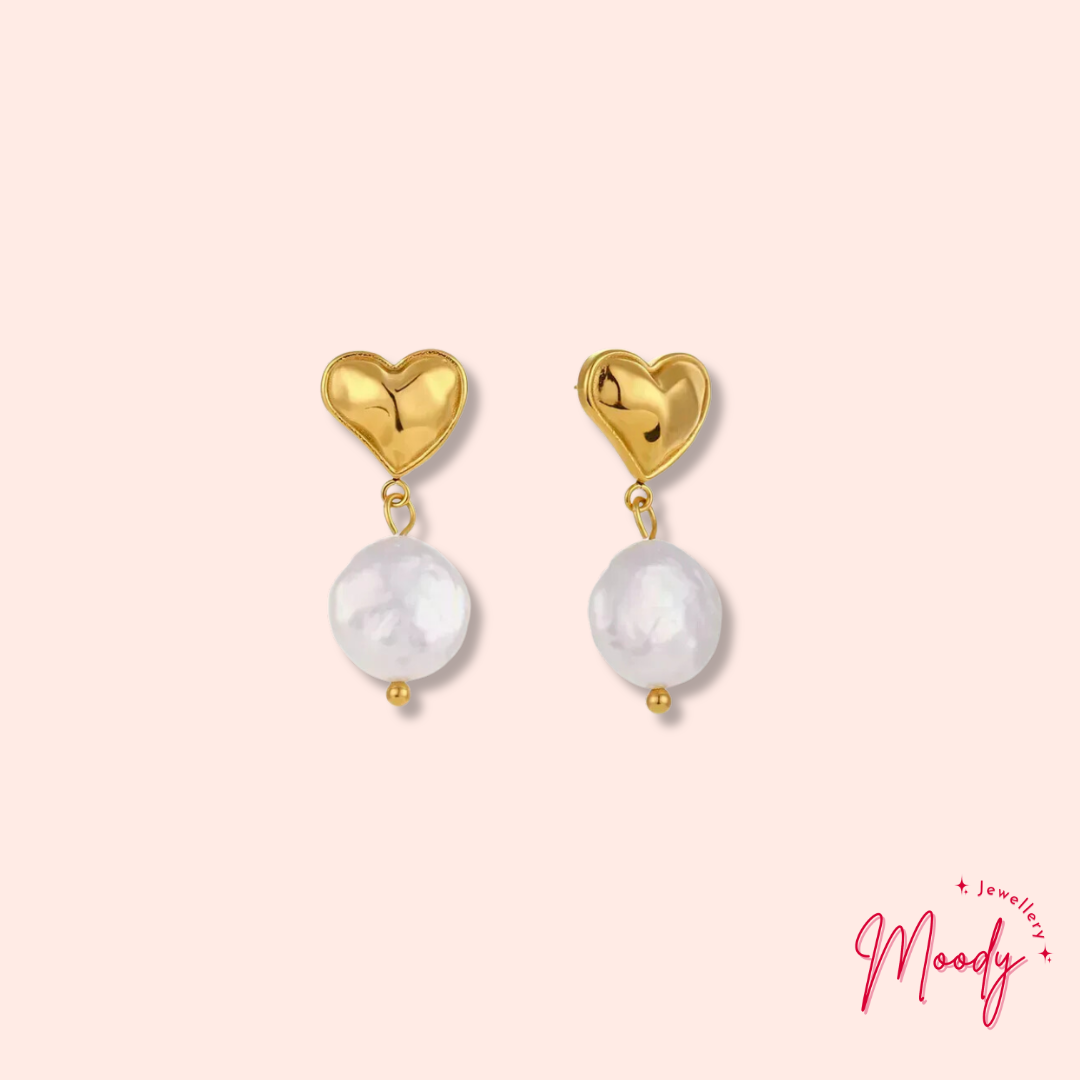 Love Pearl Earrings