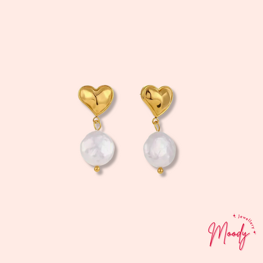 Love Pearl Earrings