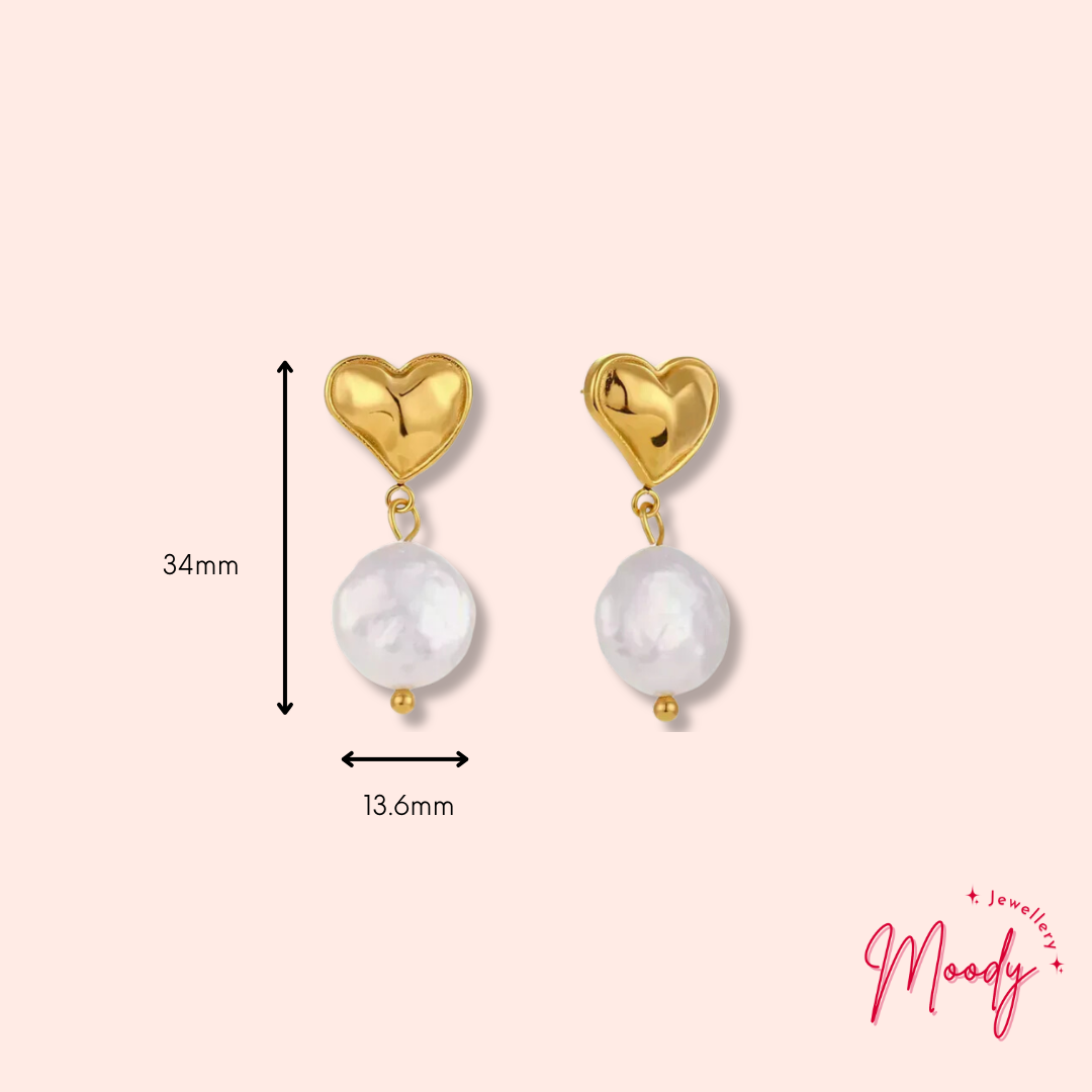 Love Pearl Earrings