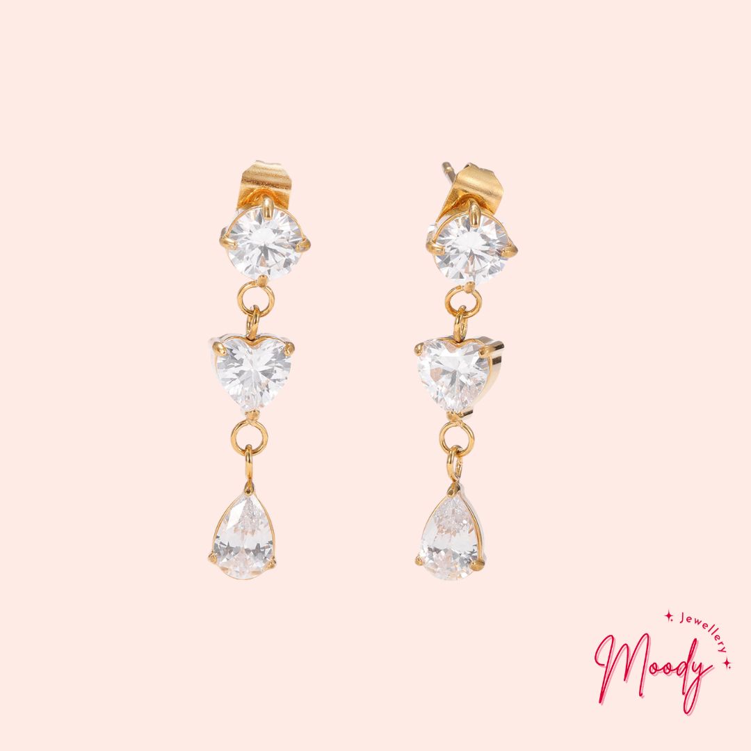 Sweetheart Drop Earrings
