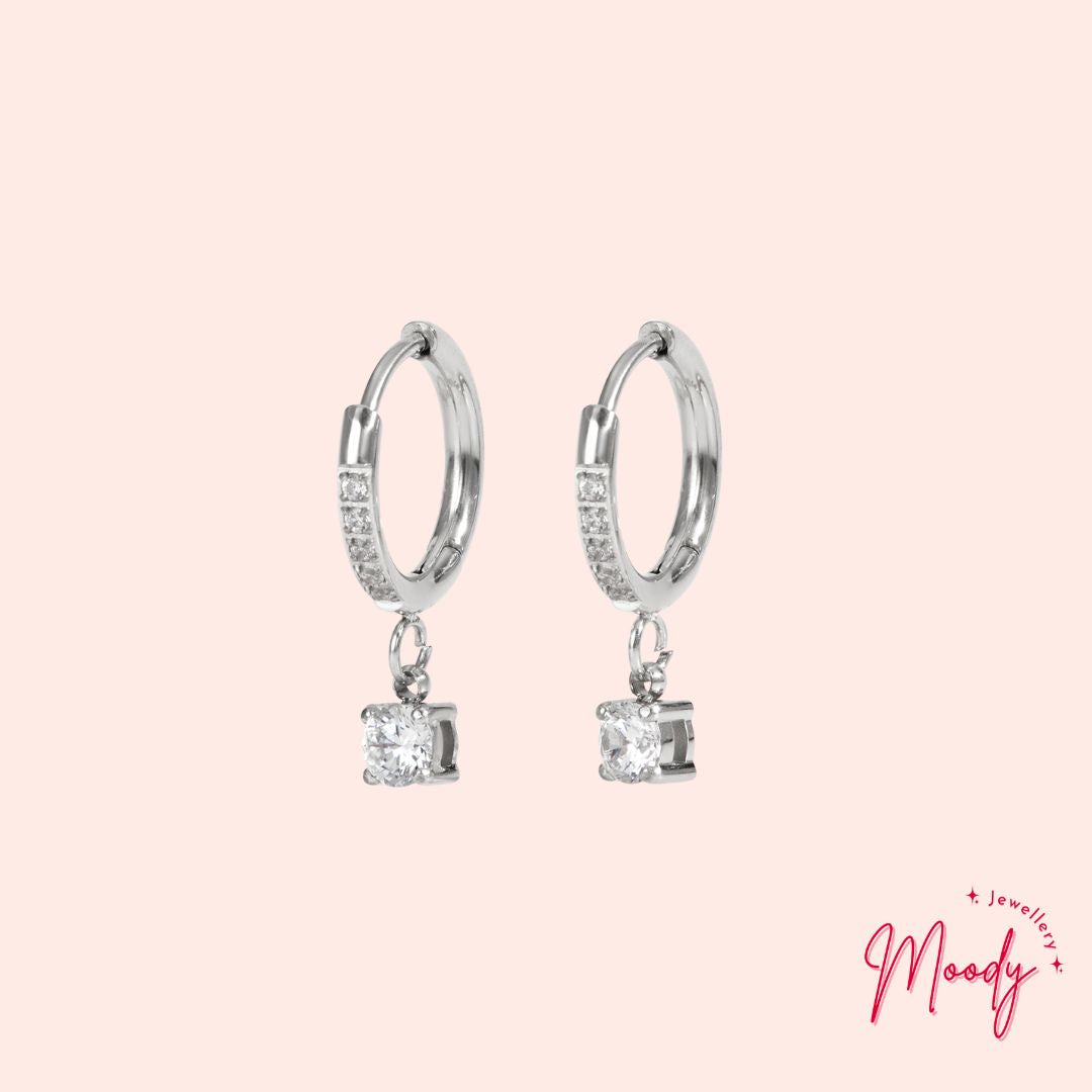 Soft Square Huggie Earrings