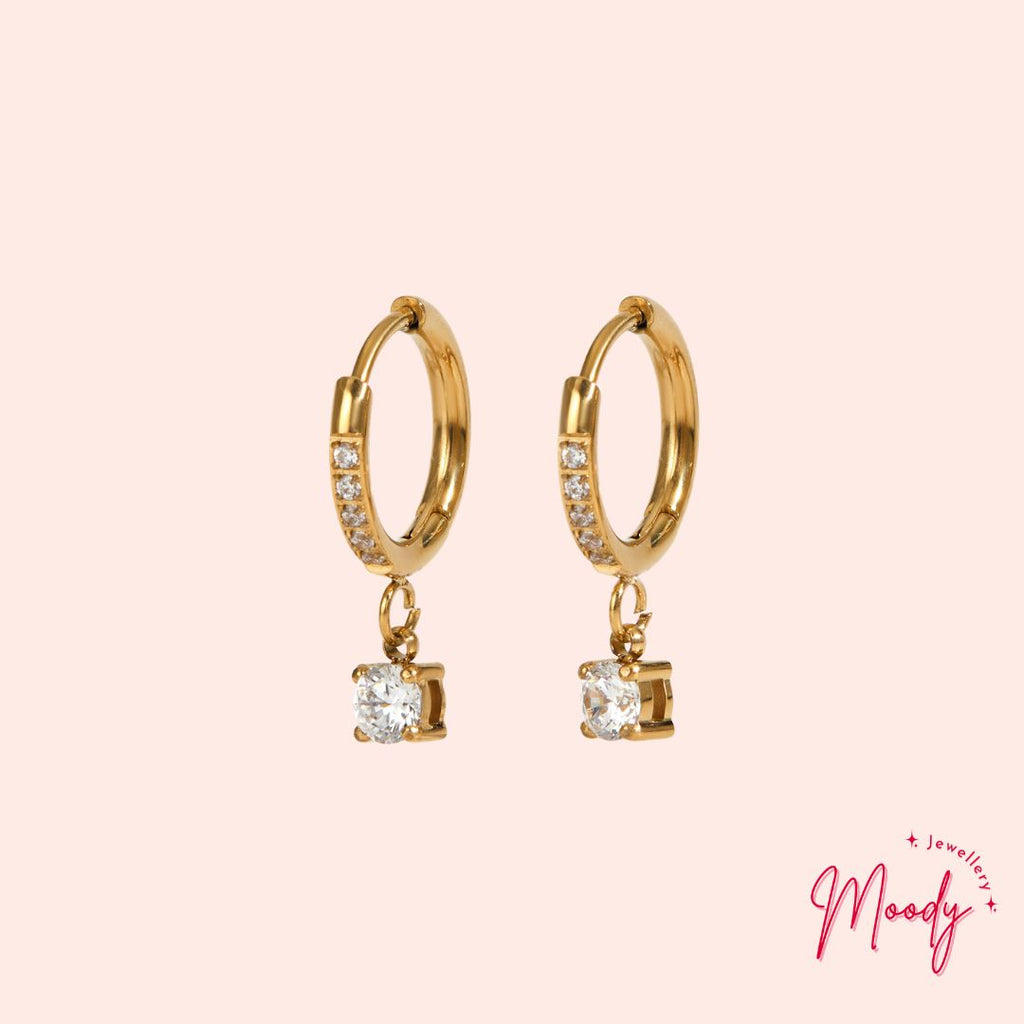 Soft Square Huggie Earrings