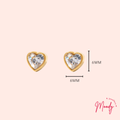 Heart Stud Earrings