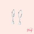 Teardrop Huggie Earrings