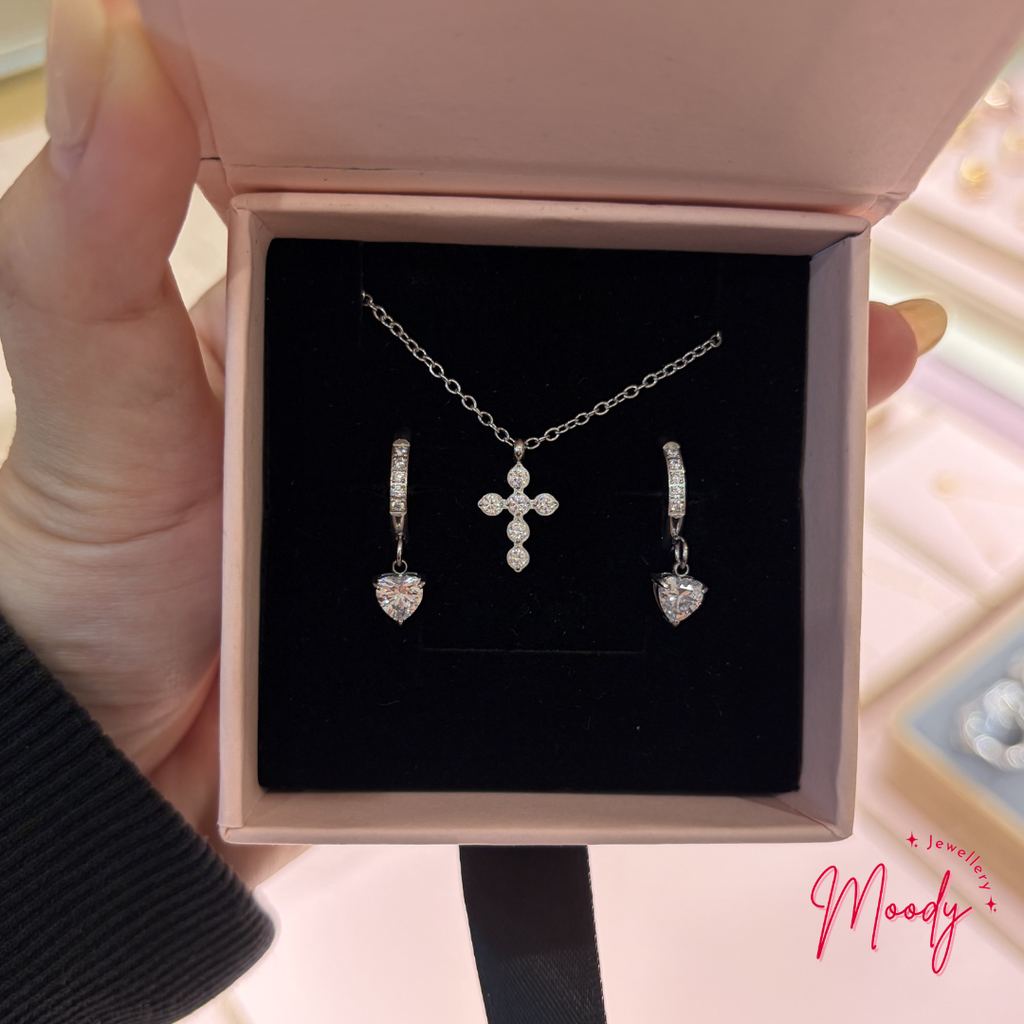 Heart Huggie Earrings