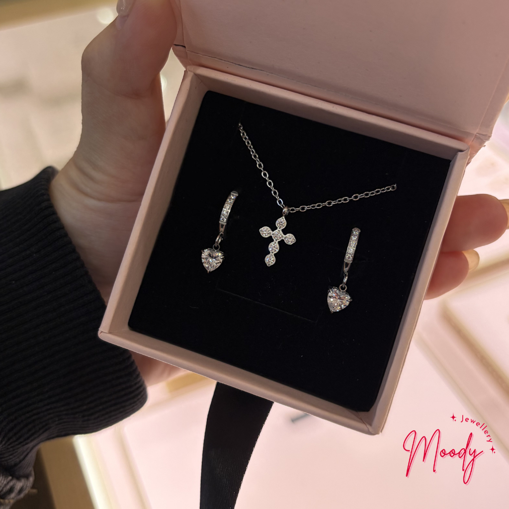 Heart Huggie Earrings