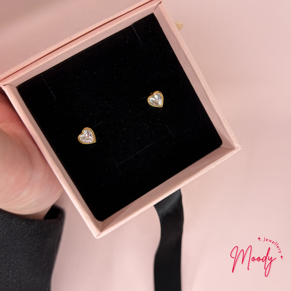 Heart Stud Earrings