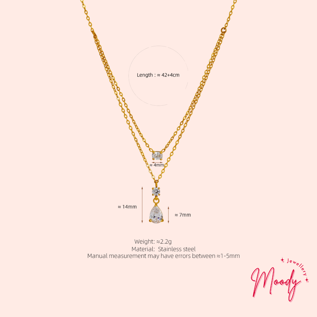 Lumi Teardrop Necklace