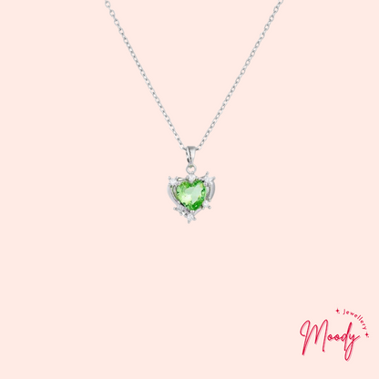 Emerald Heart Necklace