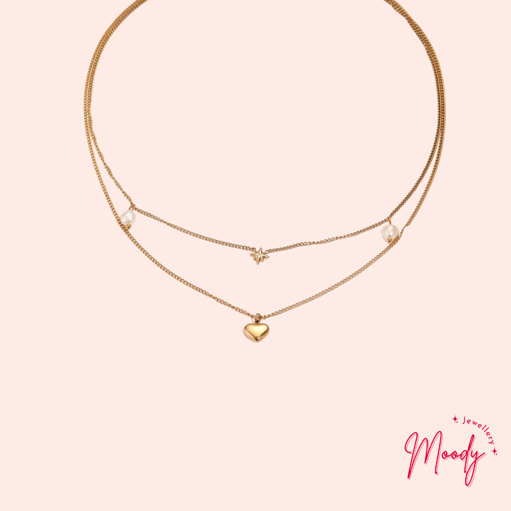 Sweetheart Layers Necklace