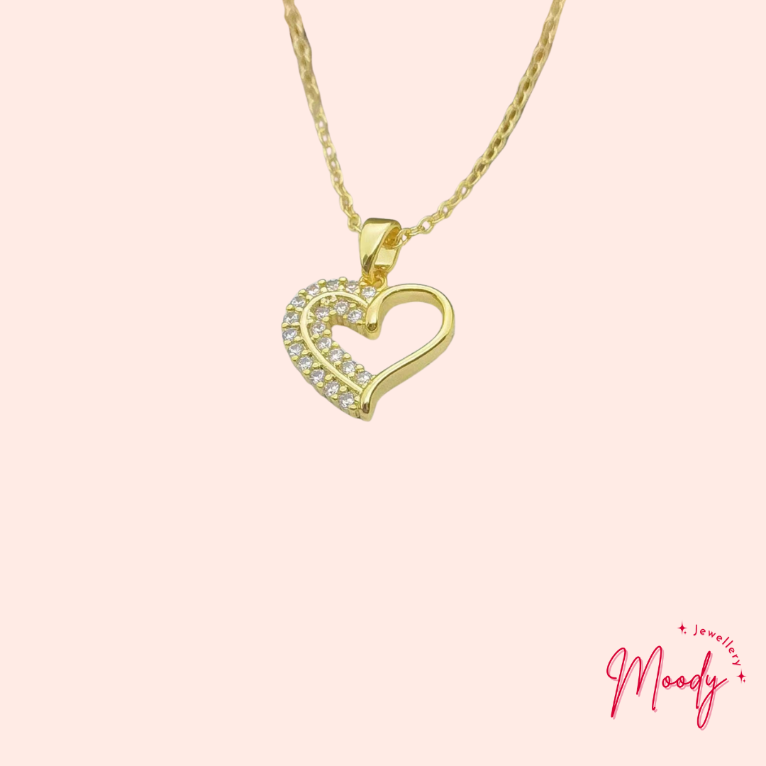 Gleaming Heart Necklace