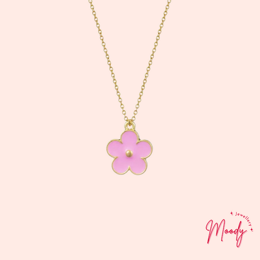 Adorbs Soft Flower Charm Necklace