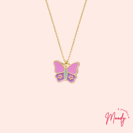 Adorbs Butterfly Charm Necklace