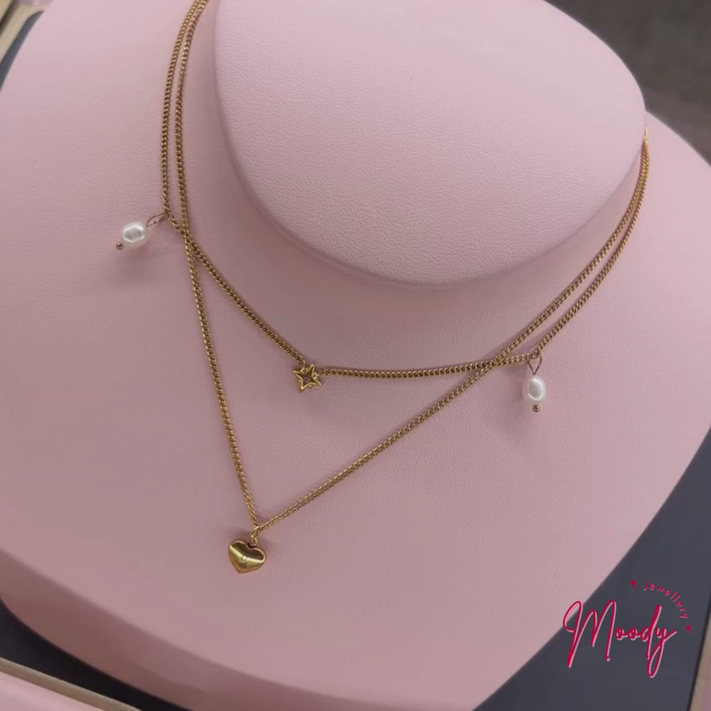 Sweetheart Layers Necklace